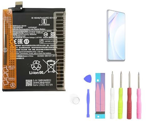 Aousavo BM4W ersatz akku Kompatibel mit Xiaomi Mi 10T Lite 5G