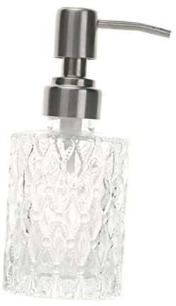 DOITOOL Bouteille De Lotion Vide Verre Conteneur pour Produits De Toilette Bouteille Rechargeable pour Shampoing Savon Liquide Émulsion