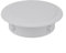 Couvercle décoratif en plastique amovible pour trou de climatisation 40-100 mm Blanc rond (50 mm)