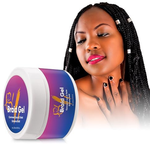 LHLXZQ Gel zum Flechten von Haaren, Hair Styling Gel, Glatte schuppenfreie Locken, zum Styling von Kantenlocken Geflochtenes, Langanhaltend, hält den ganzen Tag, für alle Haartypen 250ml#4