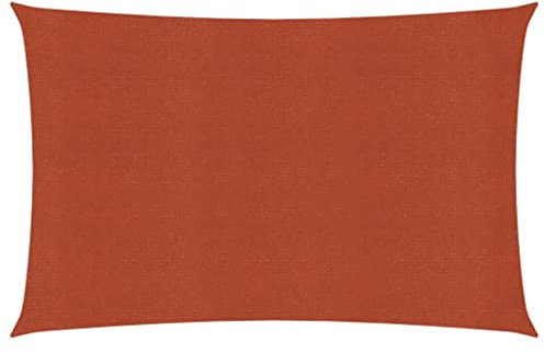 Wohnartikel, Sonnensegel, 160 g/m², Terrakotta, 2 x 4,5 m, HDPE, für Möbel