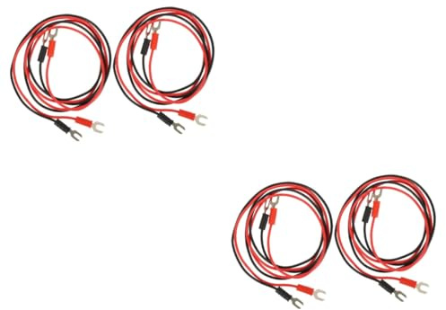 OFFSCH 8pcs Earth for Turntable Insulated Test Leads Cable Wires Easy to Store