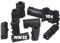 Kalitec 9810220 - Distribuidor para tubo ondulado (forma A NW22, 10 unidades, 3 vías, caja de distribución de 3 vías), color negro