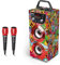 Trendix - Karaoke Infantil Monster Club | Altavoz con Microfono | Altavoz Bluetooth con Microfono Radio FM, USB Y SD | Karaokes Niña y Niño | Regalos Comunion Niña