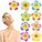 OHREN 9 Pièces Pinces à Cheveux Fleur, Hawaïennes, Plumeria, Bohémiennes Tropicales, Vacances pour Femmes, Fête à la Plage, Clips de Fleurs Artificielles