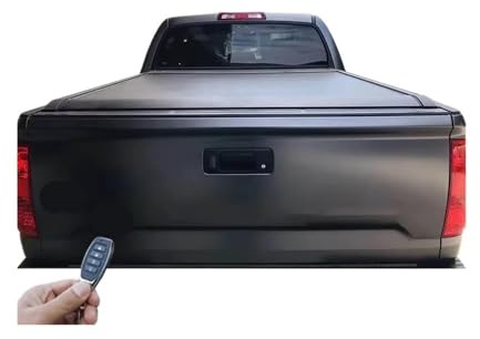 MGHF Ferngesteuerte, elektrisch einziehbare Rolldeckel-Ladeflächenabdeckung, kompatibel mit Isuzu D-Max, Zubehör for aufrollbare Pickups mit automatischer Verriegelung