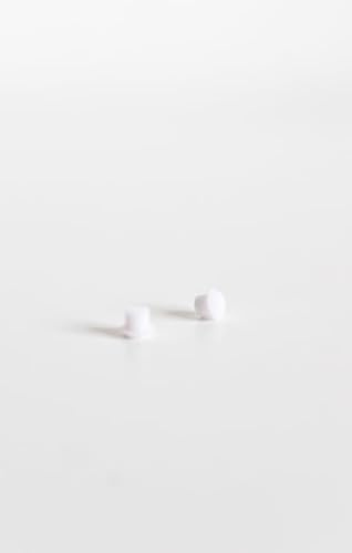 Möbel Abdeckkappen für IKEA Billy & KLEPPSTAD – 3D gedruckte Schrauben- und Lochabdeckungen – Set für Regale & Schränke (Weiß, für Billy 100 Stück)