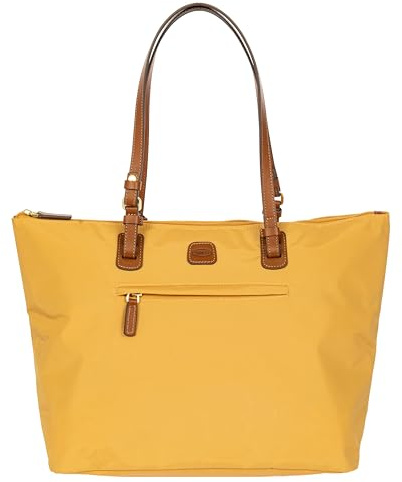 Bric's Schultertasche Shopper X-Bag Shopping Honey senfgelb