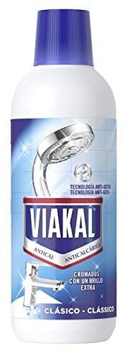 VIAKAL Clásico Líquido para Incrustaciones De Cal Difíciles En El Baño Y La Cocina, con Tecnología Antigoteo 500ml