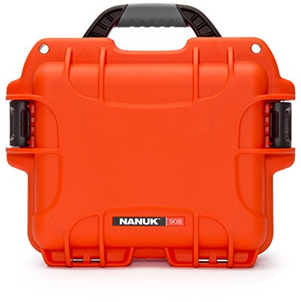 Nanuk 908 Wasserdichter Hartschalenkoffer leer - Orange