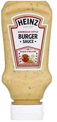 Heinz Sauce American Burger Flacon Souple Top Down 230g