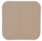 MSV Premium Duschmatte Badematte Badewannenmatte Badewanneneinlage antibakteriell rutschfest mit Saugnäpfen-Beige-duftet nach Rosen-ca. 54 x 54 cm-waschbar bei 60° Grad, Large