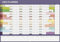 Wandkalender 2025 Rosegold Familienplaner Easy View Monatsplaner Marmor Rainbow