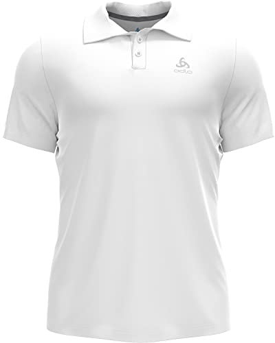 Odlo Wandershirt Herren F-Dry I Funktionsshirt Wandern Atmungsaktiv I Polo Shirt