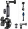 TELESIN Supporto per Moto/Bicicletta per GoPro, Supporto per DJI Osmo Action 5 Pro 4 3 Osmo Pocket 3 GoPro Hero 13 12 11 10 9 8 Insta360 X3 X4, Con testa a sfera doppia a 360° e adattatore da 1/4-20mm