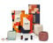 noah Jesmonite & Terrazzo Starterkit - Enthält Silikonformen, Farben, Handschuhe, Schleifpapier, Becher und Rührstäbchen – Geschenkidee (Gesichtstopf/Neutral)