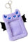 Tooe Y2K Porte-carte photo Kpop de 7,6 cm - Porte-carte Kawaii coréen en peluche - Joli étui de protection esthétique pour carte bancaire, carte de bus - Violet