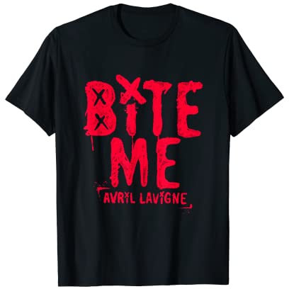 Offizielles Avril Lavigne Red Bite Me T-Shirt
