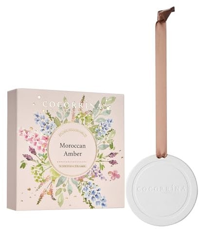 Cocorrína Céramique Parfumée - Sachets parfumés en Ambre marocain pour Les armoires, Cadeaux en céramique parfumée Faits à la Main pour Les Hommes Femmes Voiture désodorisant d'intérieur