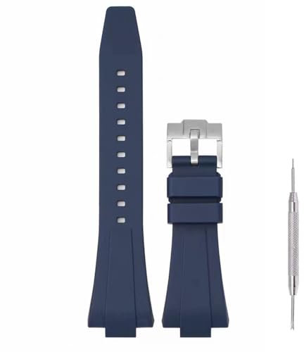 Ersatz-Uhrenarmband aus Silikongummi, 11 mm/12 mm, für Tissot PRX Powermatic 80,35 mm/40 mm