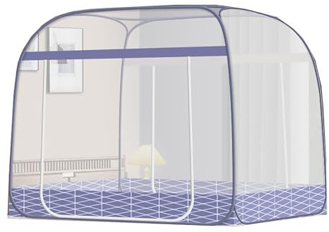 CUTTE Moskitonetz mit Durchgehendem Boden Betthimmel für Einzel- Bis Kingsize-Betten Atmungsaktive Schlafzelte Bettwäsche Traumzelte Moskitonetz,07,200x220cm