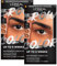 L'Oréal Paris Brow Color Set für Augenbrauen, halbpermanent, ohne Ammoniak, Färbung für bis zu 5 Wochen, natürliches Ergebnis, Farbe 1.0, Schwarz, 2 Stück