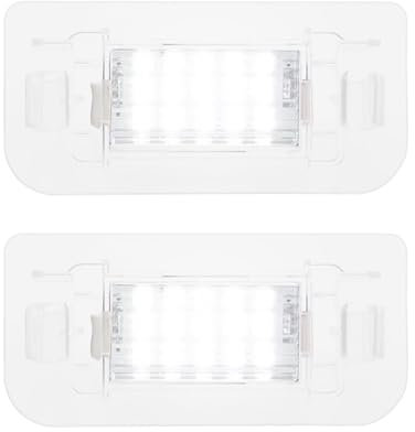 The Lord of the Tools 2pcs LED License Number Plate Light Car White LED License Plate Light A2468201566 Compatible with Mercedes-Benz W242 W246
