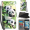 Handyhülle für iPhone 6 / iPhone 6s Hülle Premium Lederhülle Klappbar Wallet Magnet Kartenfach Standfunktion Schutzhülle kompatibel mit iPhone 6 Hülle,Panda