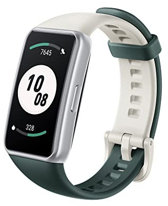 HONOR Band 7 Montre Connectée 1,47 AMOLED Étanche Smartwatch, Vert émeraude (Reconditionné)