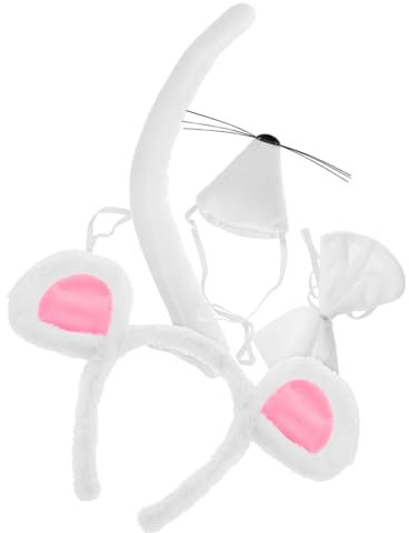 Healeved Mouse Ears Headband for Women Animal Costume Accessories Boys and Girls Mouse Costume Kit for Themed Events