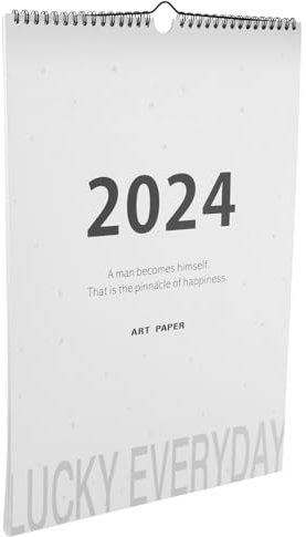 Operitacx Wandkalender 2024 Planer Monats- und Feiertagsdaten Einfach Zu Verwenden für Das Home-office