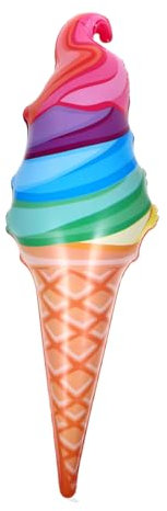 CHILDWEET Aufblasbare Eiscreme Eistüte Aus Pvc Party Dekoration Für Sommerfest Kinder Spielzeug Ballon