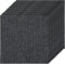 Abaigeal 30 Pcs Self Adhesive Carpet Tiles, 30 x 30CM Dark Grey Squares Carpet Floor Tiles Easy to Peel and Stick, Non-Slip Hardwearing Grey Floor Tiles Covering for Office Living Room Bedroom