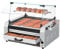VEVOR Rullo per Hot Dog, 30 Hot Dog 11 Rulli, Cuocitore per Salsicce in Acciaio Inox da 2400 W Scalda Panini, Coperchio, 3 Controlli di Temperatura, Contenitore Laterale, Vassoio Raccogli-Olio