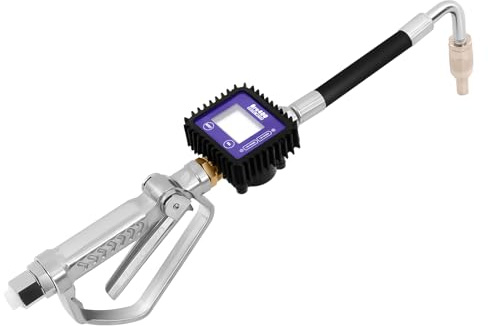 Pistolet à huile, pistolet de distribution pneumatique, pistolet à huile avec jauge, quatre unités de mesure, fonction de rappel de batterie faible, pompe à fioul, pompe à huile