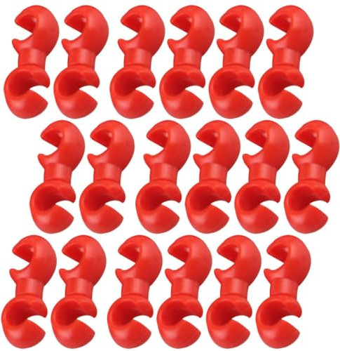 EXAOMBLE 20stücke Fahrradkabelclip Aus Legierung Kabelschnalle Für Bremse Und Schaltzug Clip Für Kabelführung Schlauchführung Für Rohre Mit Einfacher Installation