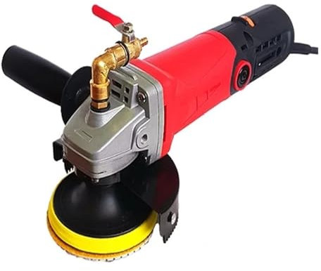 JHXHFJXZ Elektrische Schleifmaschine Poliermaschine Nasssteinpolierer Schleifer Wasserinjektionspolierer for Granit-Marmor-Bodenstein Für Polieren von Marmor, Granit, Stein(Set 1)