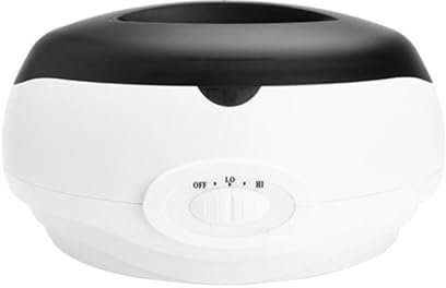 MagiDeal Heißwachs-Handgerät, Paraffinbad für Hände und Füße, professionelles Salon-SPA, trockene Haut, 200 W, 3-Gang-Paraffinwachsmaschine, Schwarz