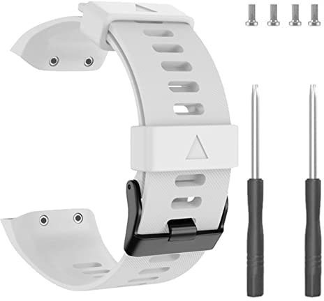 Silicon Smart Watch Straps Armband -Armband für Forerunner 35 Watchbänder Ersatz Armband Correa (Farbe: Schwarz, Größe: Forerunner 35)