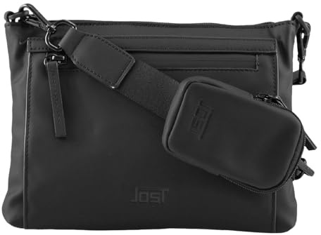 Jost Umhängetasche Halmstad Crossbody Bag Black schwarz