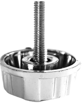 MALSSE Fishing Spining Reel Knob Screw For Handle Grip Screw Caps Semi-Metal Nut Fishing Reel Handle Nut