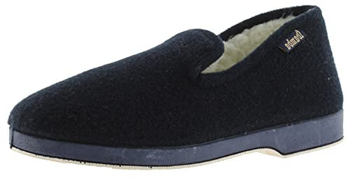 victoria Zapatillas de casa Wamba Confortable & Interior Borreguito & Suela Al Tono 202071 para Hombre Marino 43