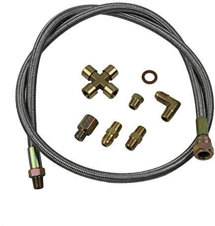 Öl Zulauf Leitung Set Adapter Restriktor Turbolader Garrett GT25 GT28 GT30 GT35