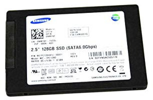 Genuine Samsung 2.5 inches 128GB SSD SATA 6.0Gbps Hard Drive MZ-7PC128D 0NMY6F MZ7PC128HAFU (Renewed)