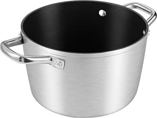 Tescoma 606864 GrandChef Pentola Antiaderente, Due Manici, Grigio, 20 cm
