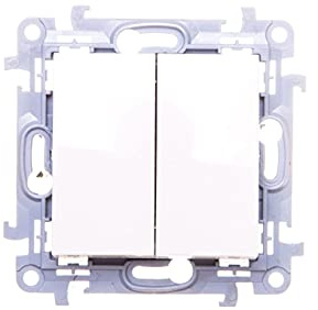 Kontakt-Simon CP2.01/11 Electric Switch Pushbutton Switch White – Electric Knife Accessory (Pushbutton Switch, White, Plastic, IP20, I