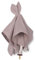 Saga Copenhagen Snoppa Schnuffeltuch Baby Junge Mädchen (Mauve, 40x40 cm) | Weiches Schmusetuch für Neugeborene aus Bio-Baumwolle | Kuscheltuch Babys | Praktisches Schnullertuch