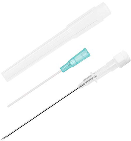 WARRIOR Einweg-Sterilkanüle Ohr-Nasen-Piercing-Nadeln Körperpiercing Professionelles Tattoo-Zubehör (50 Stück/Box, Grün 18G)
