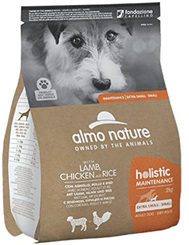 almo nature Hundefutter trocken Holistic Maintenance mit Lamm, Huhn und Reis XS-S 2kg, 2 kg