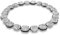 Swarovski Harmonia Halsband, Kristalle im Kissenschliff, Weiss, Metallmix